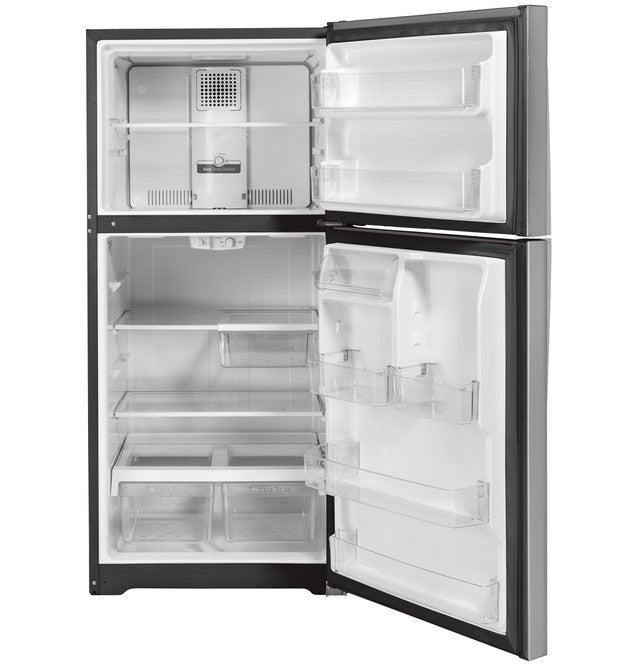 GE GTS22KYNRFS 21.9 Cu. Ft. Garage Ready Top-Freezer Refrigerator