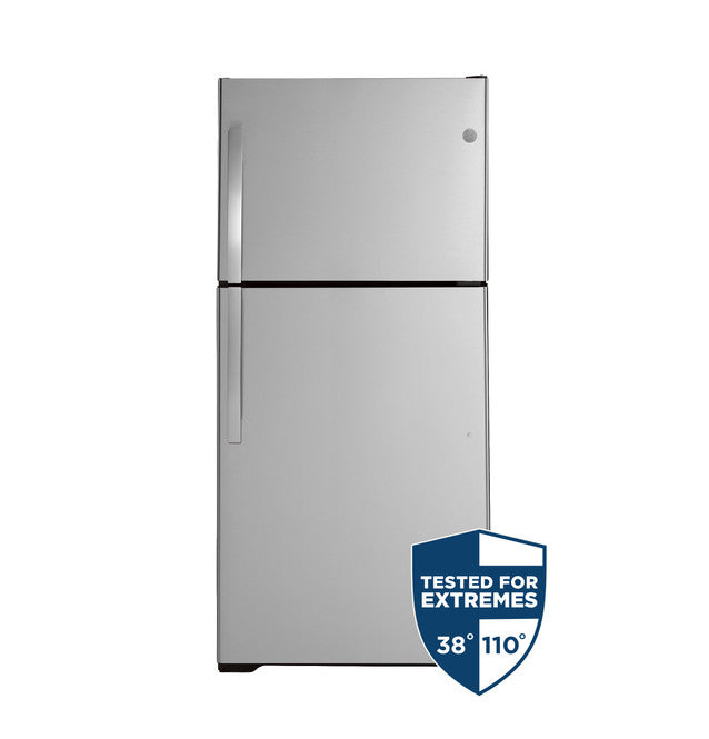 GE GTS22KYNRFS 21.9 Cu. Ft. Garage Ready Top-Freezer Refrigerator