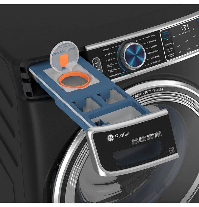 GE Profile PFW950SPTDS 5.3 cu. ft. Capacity Smart Front Load ENERGY STAR Steam Washer with Adaptive SmartDispense UltraFresh Vent System Plus with OdorBlock
