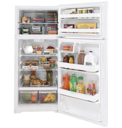 GE GTS17DTNRWW 16.6 Cu. Ft. Top-Freezer Refrigerator