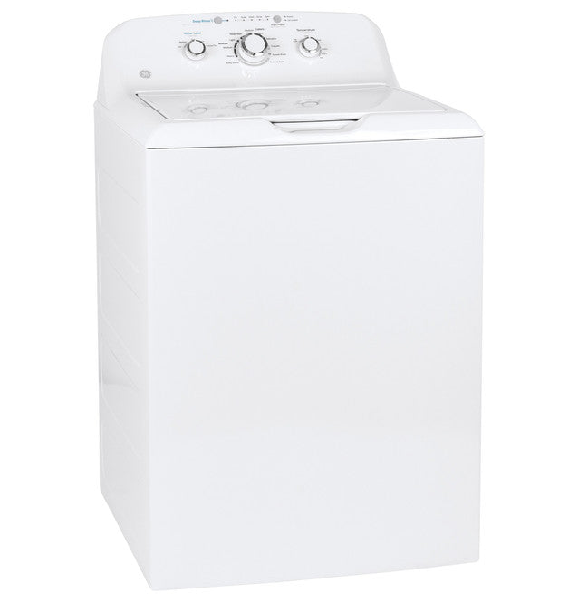 GE GTW325ASWWW 4.0 cu. ft. Capacity Washer with Stainless Steel Basket and Water Level Control