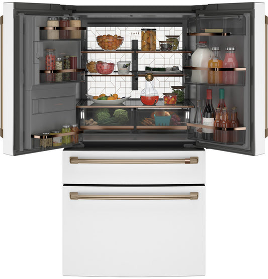 Cafe CVE28DP4NW2 ENERGY STAR 27.8 Cu. Ft. Smart 4-Door French-Door Refrigerator