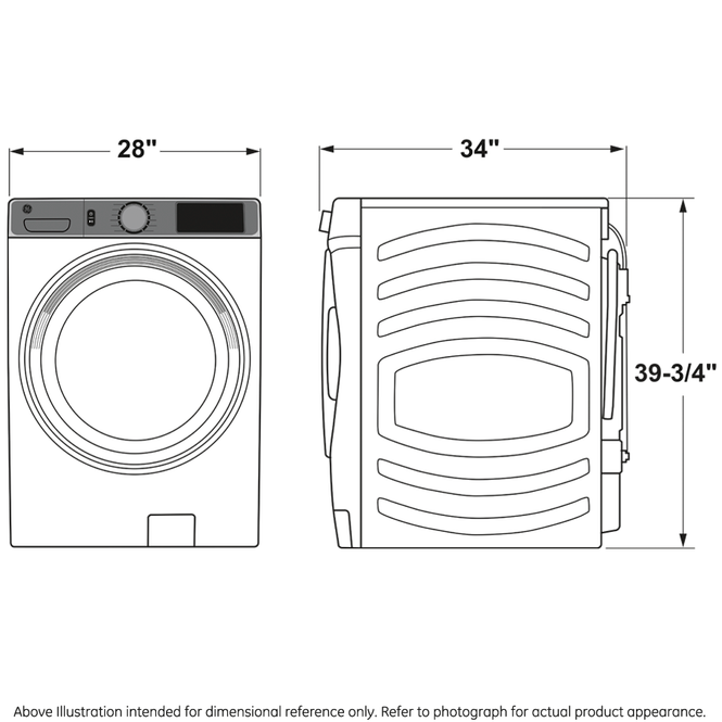 GE Profile PFW950SPTDS  5.3 cu. ft. Capacity Smart Front Load ENERGY STAR Steam Washer with Adaptive SmartDispense UltraFresh Vent System Plus with OdorBlock