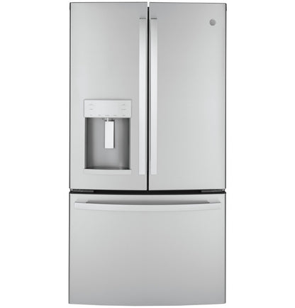 GE GYE22GYNFS ENERGY STAR 22.1 Cu. Ft. Counter-Depth Fingerprint Resistant French-Door Refrigerator