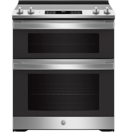 GE JSS86SPSS 30" Slide-In Electric Convection Double Oven Range