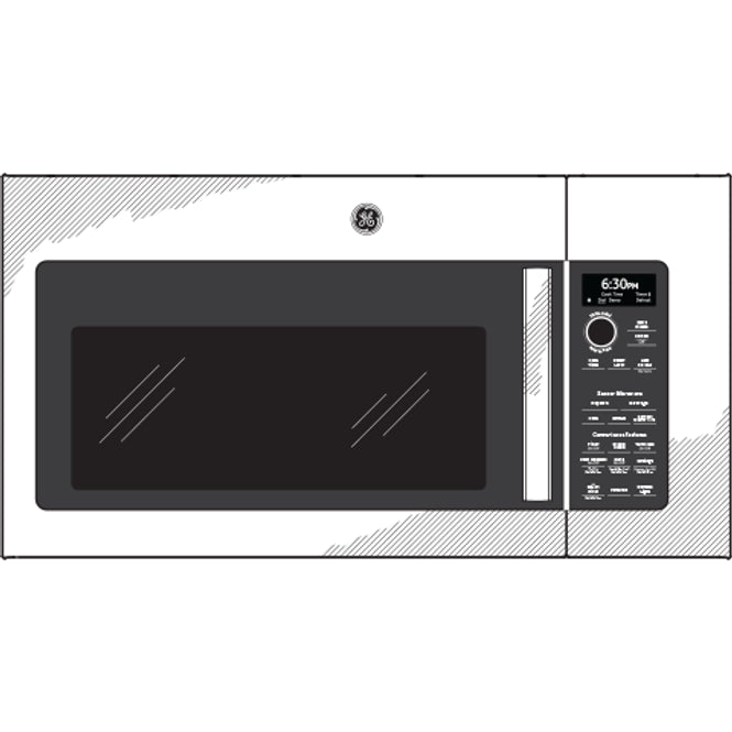 GE Profile PVM9215SKSS  2.1 Cu. Ft. Over-the-Range Sensor Microwave Oven