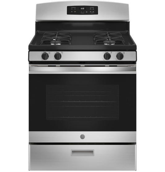 GE JGBS60REKSS 30" Free-Standing Gas Range