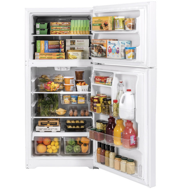 GE GTS22KGNRWW 21.9 Cu. Ft. Garage Ready Top-Freezer Refrigerator