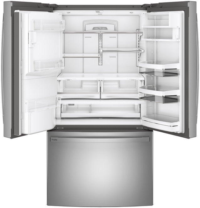 GE Profile PFE28KYNFS  ENERGY STAR 27.7 Cu. Ft. Fingerprint Resistant French-Door Refrigerator with Hands-Free AutoFill