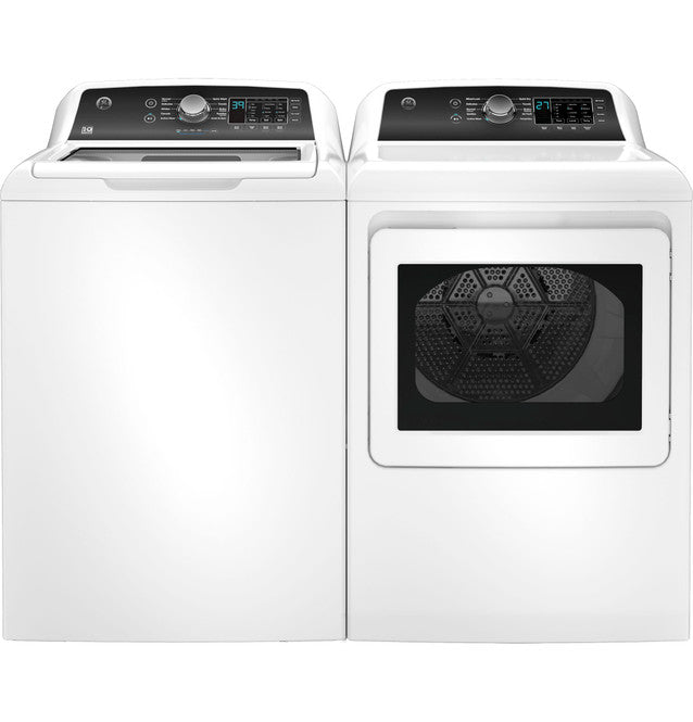 GE GTD58EBSVWS 7.4 cu. ft. Capacity Electric Dryer with Up To 120 ft. Venting and Sensor Dry