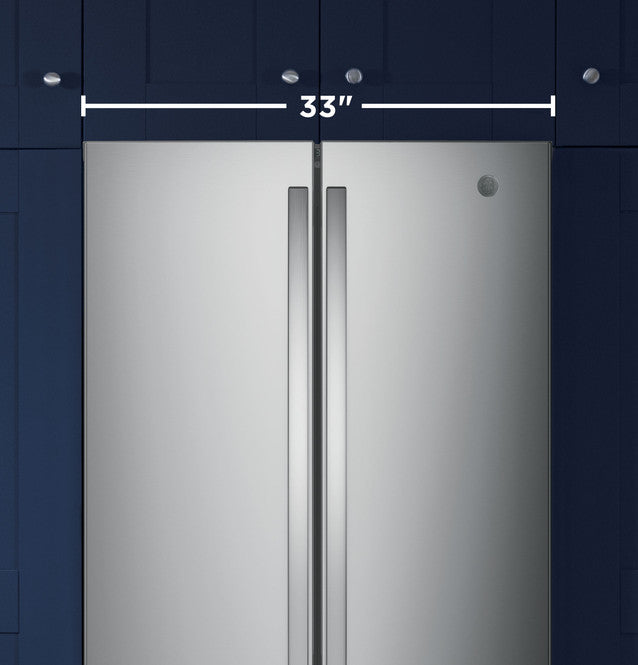 GE GNE25JYKFS ENERGY STAR 24.7 Cu. Ft. French-Door Refrigerator