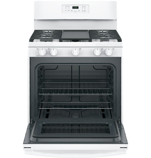 GE JGBS66DEKWW 30" Free-Standing Gas Range