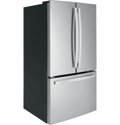 GE GNE27JYMFS ENERGY STAR 27.0 Cu. Ft. Fingerprint Resistant French-Door Refrigerator