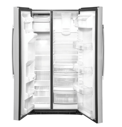 GE GSS25IYNFS 25.1 Cu. Ft. Fingerprint Resistant Side-By-Side Refrigerator