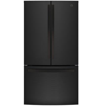 GE GNE27JGMBB ENERGY STAR 27.0 Cu. Ft. French-Door Refrigerator