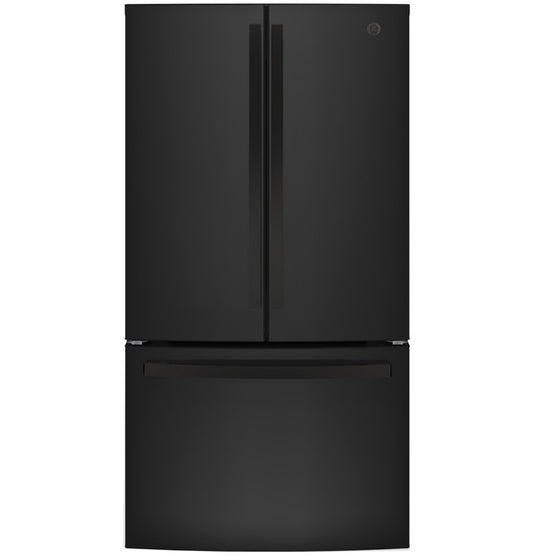 GE GNE27JGMBB ENERGY STAR 27.0 Cu. Ft. French-Door Refrigerator