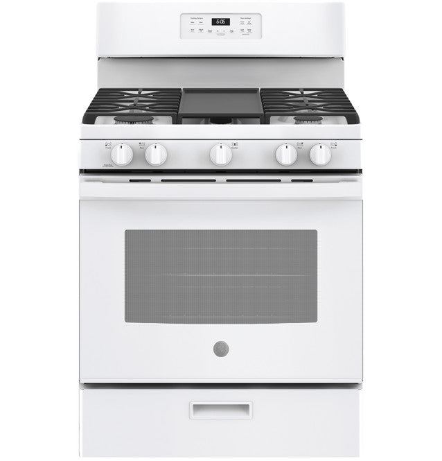 GE JGBS66DEKWW 30" Free-Standing Gas Range