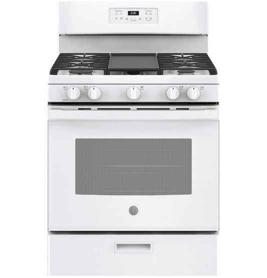 GE JGBS66DEKWW 30" Free-Standing Gas Range