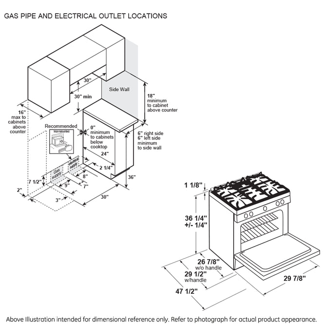 GE Profile P2S930YPFS  30" Smart Dual Fuel Slide-In Front-Control Fingerprint Resistant Range