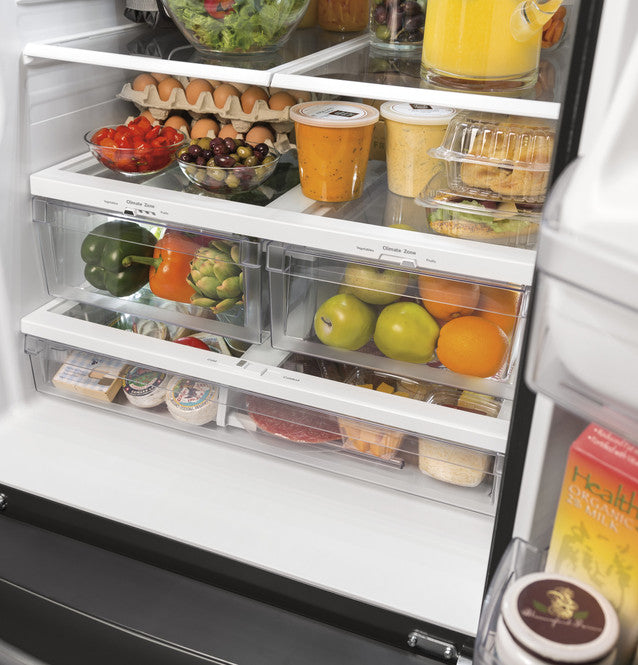 GE GNE25JYKFS ENERGY STAR 24.7 Cu. Ft. French-Door Refrigerator