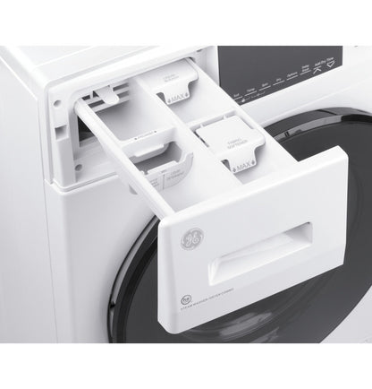 GE GFQ14ESSNWW 24" 2.4 cu. ft.Capacity Front Load Washer/Condenser Dryer Combo