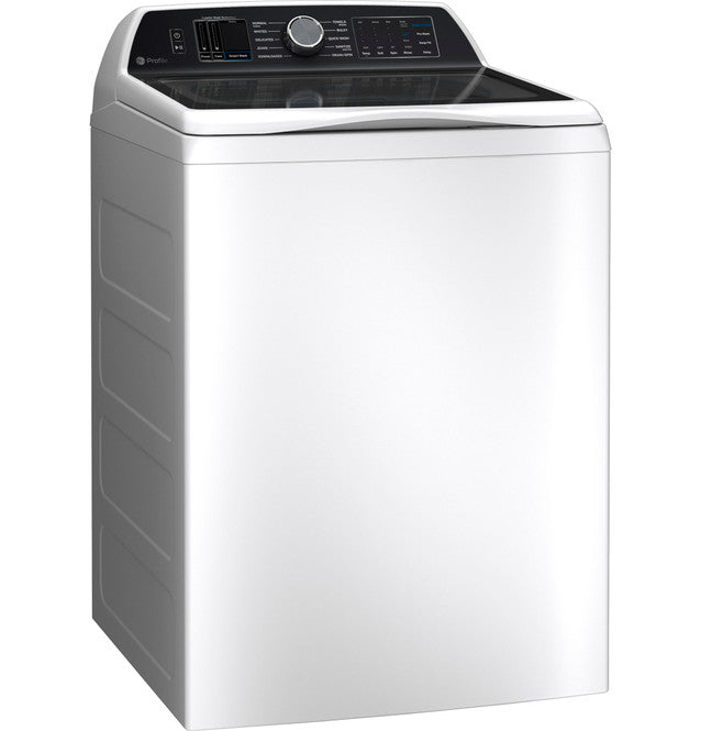 GE Profile PTW700BSTWS  ENERGY STAR 5.4 cu. ft. Capacity Washer with Smarter Wash Technology and FlexDispense