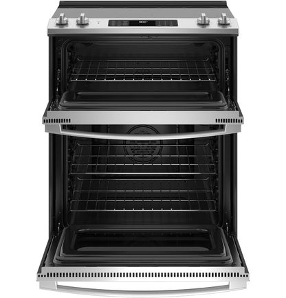 GE JSS86SPSS 30" Slide-In Electric Convection Double Oven Range