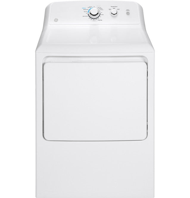 GE GTX33GASKWW 6.2 cu. ft. Capacity Gas Dryer with Up To 120 ft. Venting and Shallow Depth