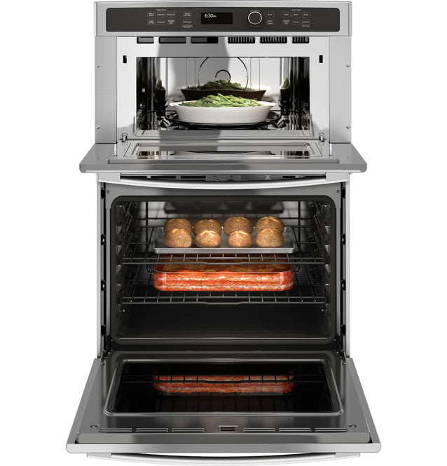 GE JT3800SHSS 30" Combination Double Wall Oven