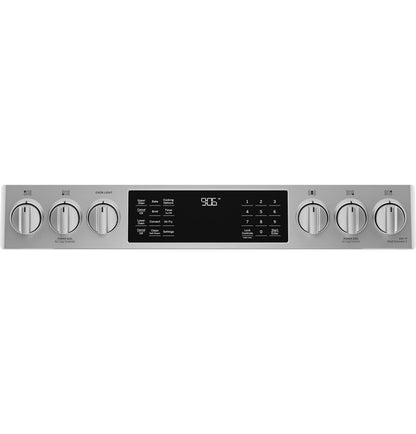 GE Profile PGS960YPFS  30" Smart Slide-In Front-Control Gas Double Oven Convection Fingerprint Resistant Range