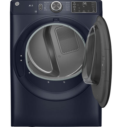 GE GFD55ESPRRS ENERGY STAR 7.8 cu. ft. Capacity Smart Front Load Electric Dryer with Sanitize Cycle