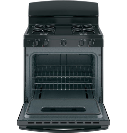 GE JGBS10DEMBB 30" Free-Standing Front Control Gas Range