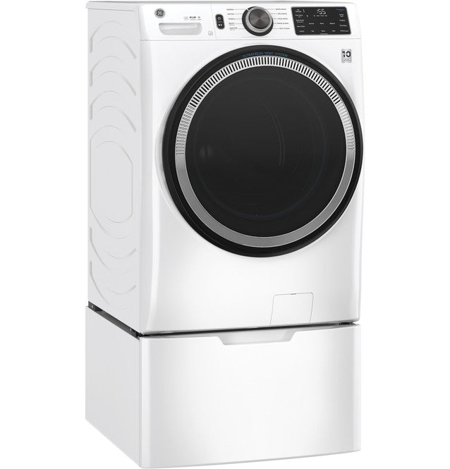 GE GFW550SSNWW ENERGY STAR 4.8 cu. ft. Capacity Smart Front Load  Washer with UltraFresh Vent System with OdorBlock and Sanitize w/Oxi