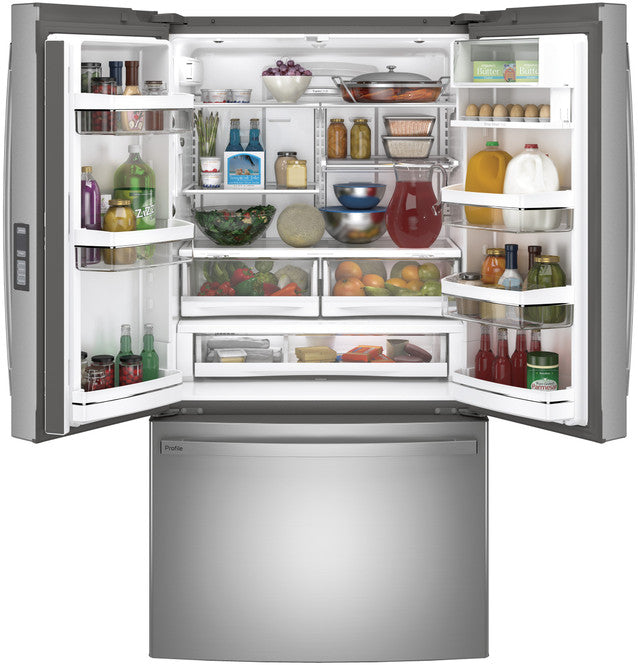 GE Profile HZ537904  ENERGY STAR 23.1 Cu. Ft. Counter-Depth Fingerprint Resistant French-Door Refrigerator