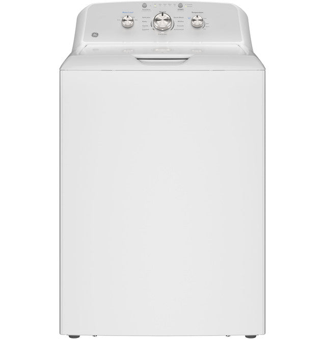 GE GTW385ASWWS 4.3 cu. ft. Capacity Washer with Stainless Steel Basket,Cold Plus and Water Level Control