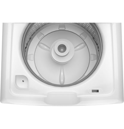 GE GTW385ASWWS 4.3 cu. ft. Capacity Washer with Stainless Steel Basket,Cold Plus and Water Level Control