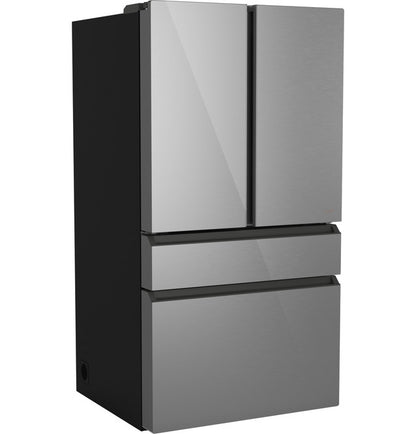 Cafe CGE29DM5TS5 ENERGY STAR 28.7 Cu. Ft. Smart 4-Door French-Door Refrigerator in Platinum Glass With Dual-Dispense AutoFill Pitcher