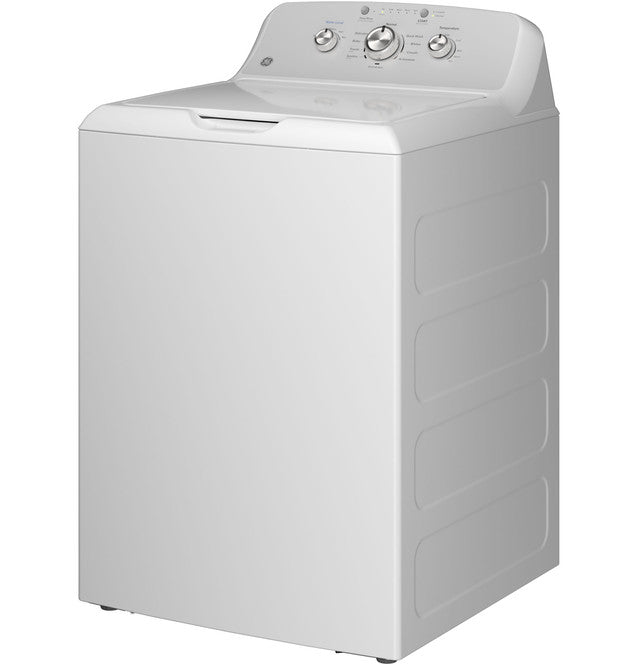 GE GTW385ASWWS 4.3 cu. ft. Capacity Washer with Stainless Steel Basket,Cold Plus and Water Level Control