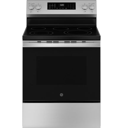 GE GRF600AVSS 30" Free-Standing Electric Convection Range with No Preheat Air Fry and EasyWash™ Oven Tray