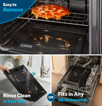 GE GRF600AVSS 30" Free-Standing Electric Convection Range with No Preheat Air Fry and EasyWash™ Oven Tray