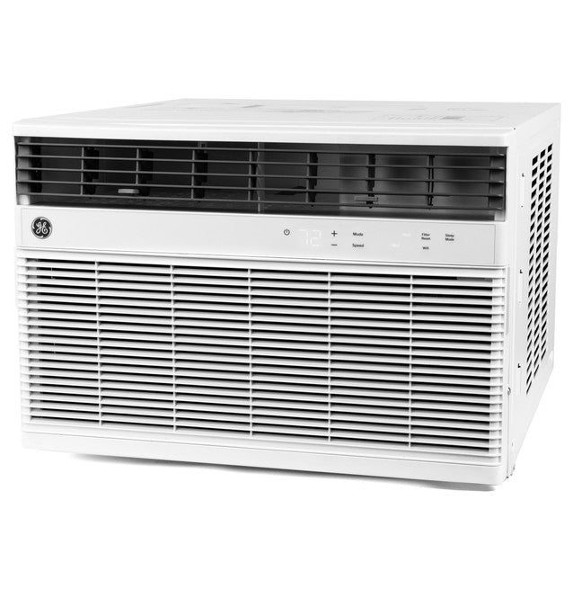 GE AWGH08WWF 8,000 BTU Smart Heat/Cool Electronic Window Air Conditioner for Medium Rooms up to 350 sq. ft.