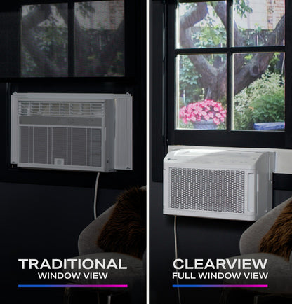 GE Profile PHNT10CC ClearView ENERGY STAR 10,300 BTU Inverter Smart Ultra Quiet Window Air Conditioner for Medium Rooms up to 450 sq. ft.