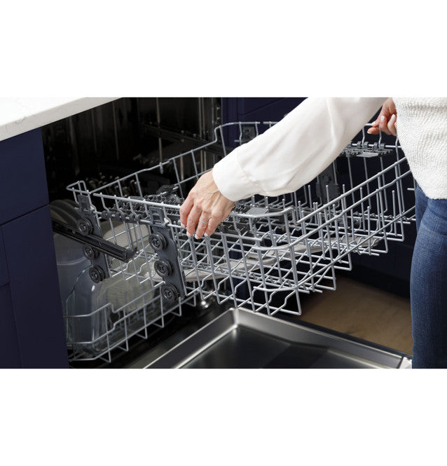 GE GDT550PMRES ENERGY STAR Top Control with Plastic Interior Dishwasher with Sanitize Cycle & Dry Boost