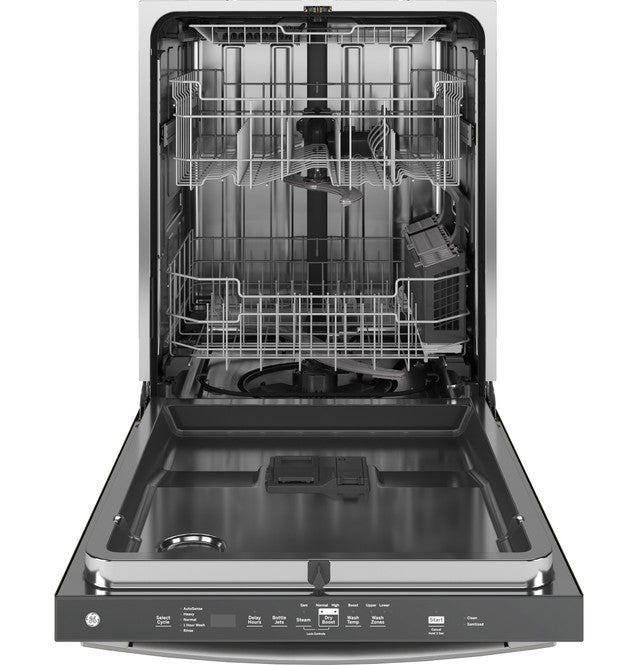 GE GDT670SYVFS ENERGY STAR Top Control with Stainless Steel Interior Dishwasher with Sanitize Cycle