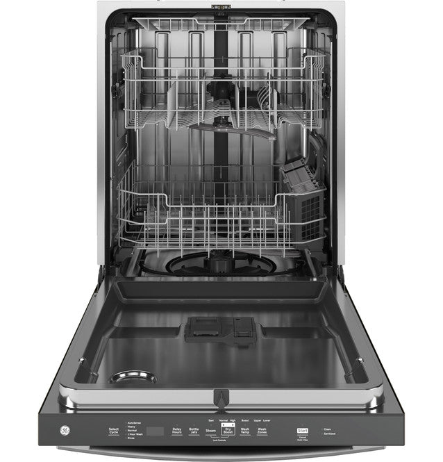 GE GDT650SYVFS ENERGY STAR Fingerprint Resistant Top Control with Stainless Steel Interior Dishwasher with Sanitize Cycle